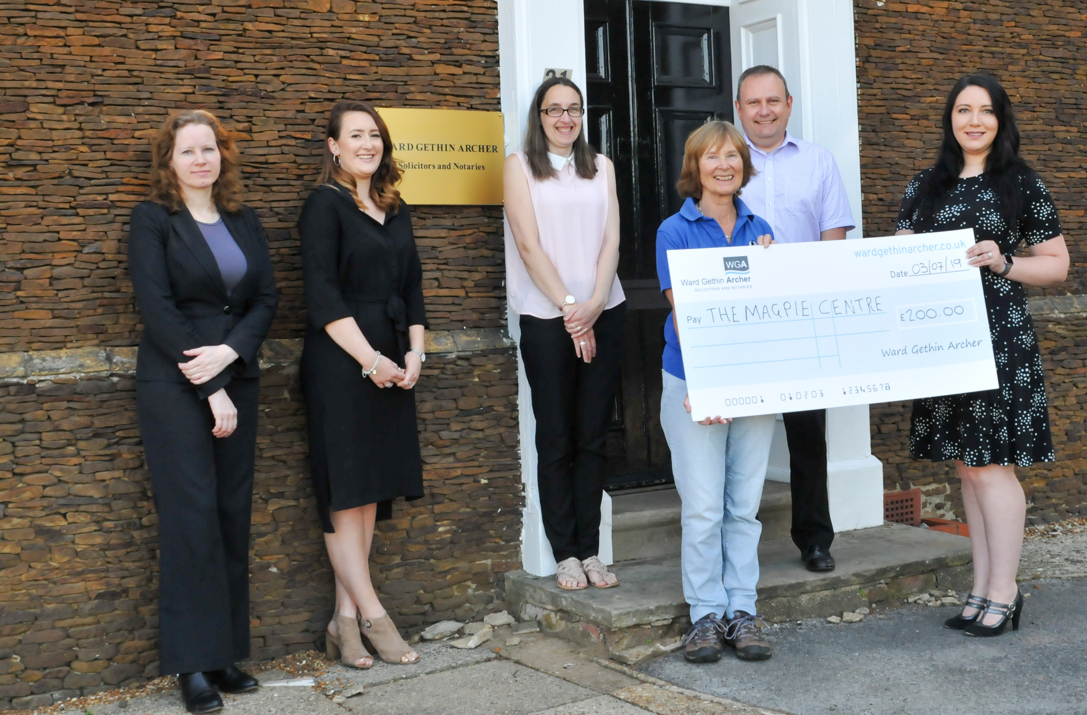 Ward Gethin Archer raise funds for West Norfolk Horse Riding Charity